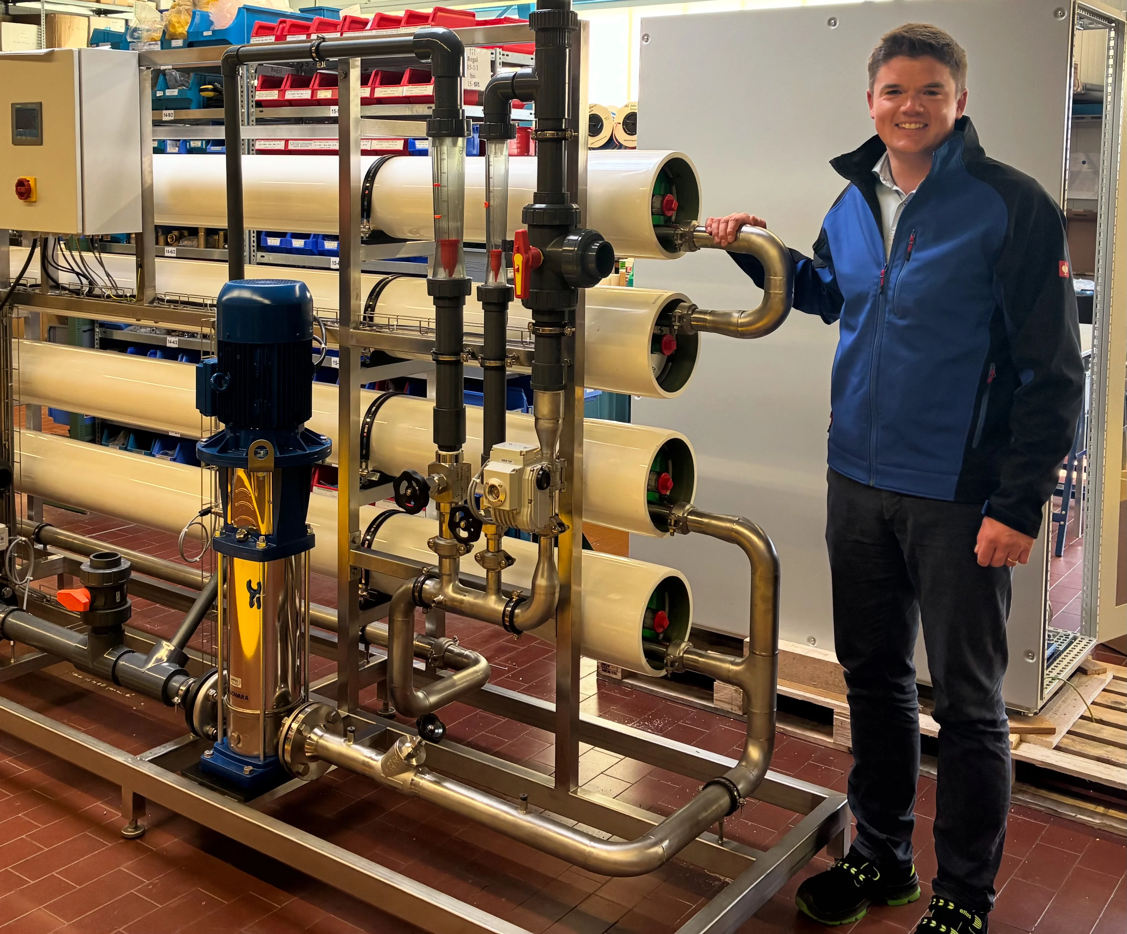 Tobias Vogl – Wirtschaftsingenieur im Bereich Wasseraufbereitung bei watevo